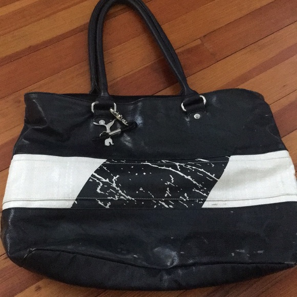 puma tote bag silver